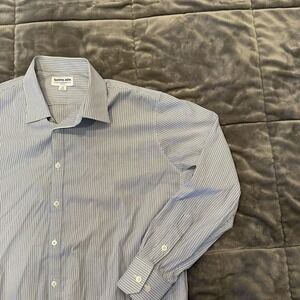 Tommy John Classic Fit Stay Tucked Dress Shirt Mens White‎ 17 32/33 Long Sleeve